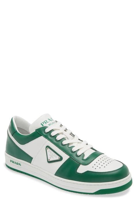 Step into Sustainable Style with Prada's Green Prada Sneakers