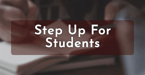 Step up for students phone number. View 2023-24 Hope Award Amounts. 1. Select a participating private school. 2. Scholarship funds are sent directly to the school. You will be asked to approve the electronic payment before the payment can be issued to the school. Funds can be used for tuition, registration, books, uniforms through the school, transportation, testing and other fees. 