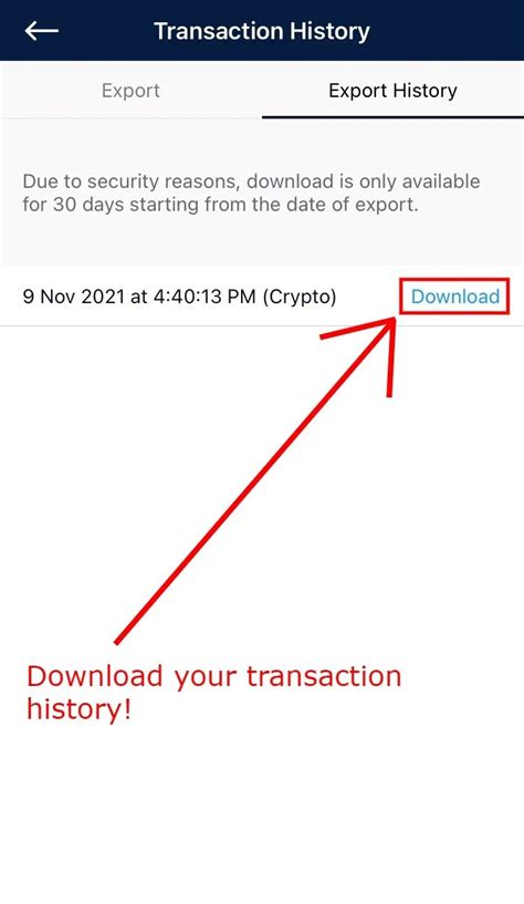 Step-by-Step Guide to Exporting Transaction History from Crypto.com (App)