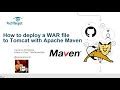 Step-by-step Maven Tomcat WAR file deploy example