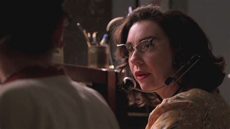 TIL that Stephanie Courtney, the woman who plays "Flo" on the Progressive Insurance commercials, played a switchboard operator on "Mad Men".. 
