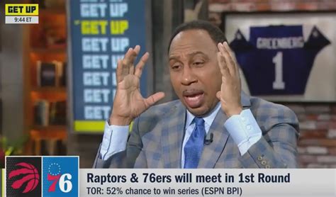 Stephen A. Smith Hands Matisse Thybulle An