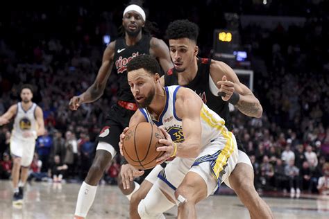 Stephen Curry’s 3-pointer streak ends at 268 games in Warriors’ win in Portland