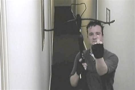 Stephen Griffiths flipping off a CCTV camera after shooting a …