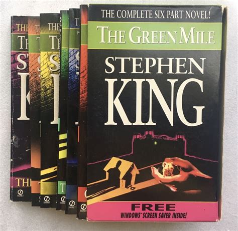 Stephen King Green Mile books, each 7” by 4" Written as a ... - eBay