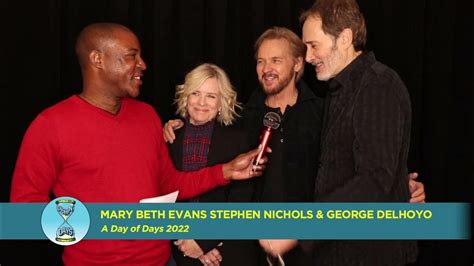 Stephen Nichols, Mary Beth Evans and George DelHoyo Interview