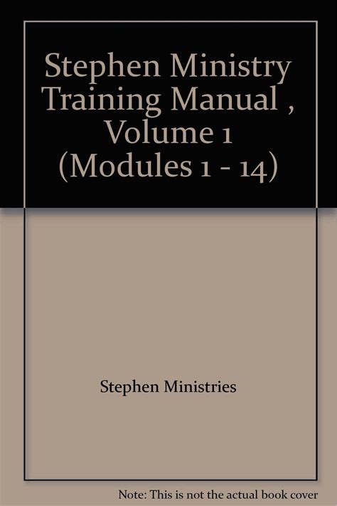 Stephen ministry training manual volume 1. - Microsoft access 2015 tutorial and lab manual.