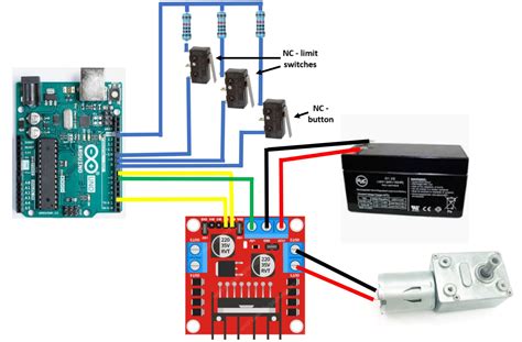 Stepper Motor with Limit Switches - Arduino Stack Exchange