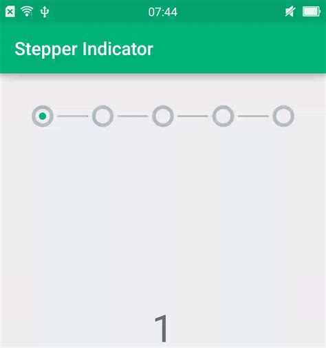Stepper indicator android example.  Check out the Horologist library on...