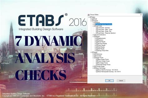 Steps To Perform Dynamic Analysis By Etabs