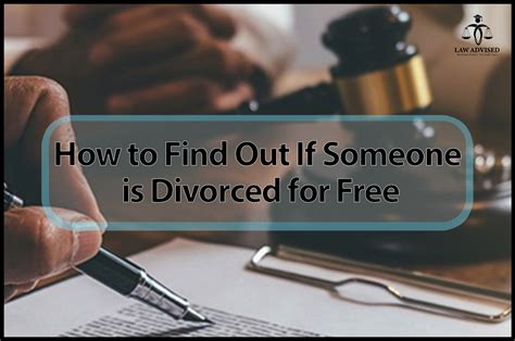Steps to Discover if Someone Is Divorced