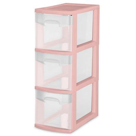Sterilite pink 3 drawer. Buy Sterilite 3 Drawer Cart- Pink from Walmart Canada. Shop for more Plastic drawers & carts available online at Walmart.ca. 