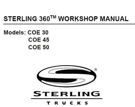 Sterling 360 truck service manual 2008. - Handbuch für eine stihl 032 av kettensäge.