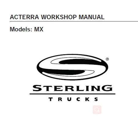 Sterling acterra truck service manual manuals tech. - Magic lantern guidesi 1 2 nikon d3100.