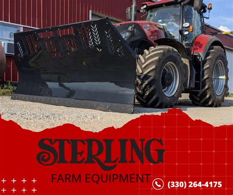 Sterling farm equipment. WELCOME TO STERLING FARM EQUIPMENTServing the farming community of Ohio since 1951. Please browse our website to see how Sterling's unmatched Sales, Service, and Parts departments can help with your farm equipment needs.We carry a large selection of new and used tractors, implements, skid steers, planters, balers, lawn and … 