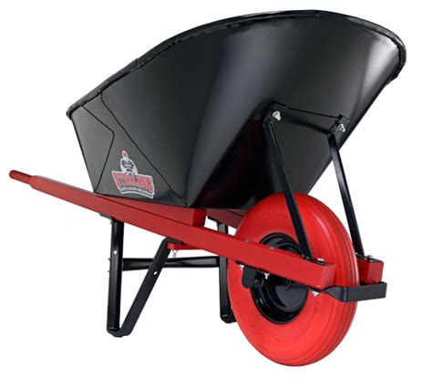 7-cu ft 2 Wheel Steel Wheelbarrow Flat-free Tire (s) 847. • The Kobalt wheelbarrow is built from the ground up with the professional in mind. • Upgraded heavy gauge extra large tray will handle the toughest jobs. • Dual flat free tires allow for continuous use in the toughest job sites. CRAFTSMAN.. 