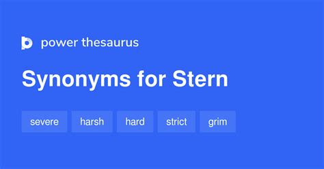 Sternest synonyms, sternest antonyms - FreeThesaurus.com