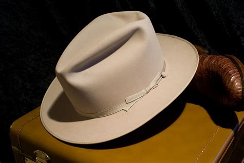 Stetson Pony Express Cowboy Hat Size 7 1/8 Black Pure Wool Ravine. $119.99. Free shipping. Vtg. Brown Stetson Tornado Fedora Hat Size 7 1/8 Satin Band 3X Beaver Amazing! $35.00. $12.00 shipping.