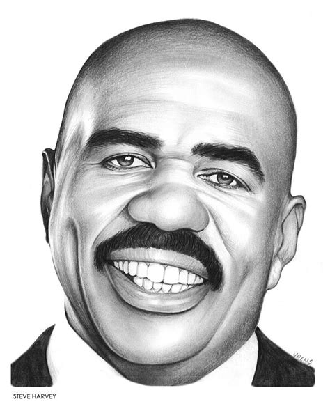 Steve Harvey 2 Drawing by Greg Joens Fine Art America