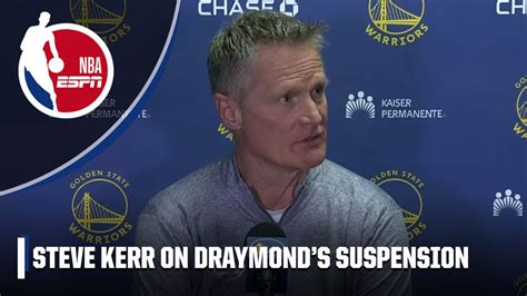 Steve Kerr on Draymond Green’s indefinite suspension: “To me this is about more than basketball”