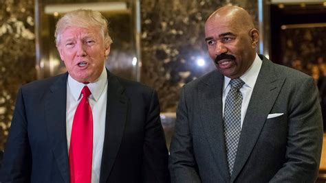 Steve harvey interview with trump