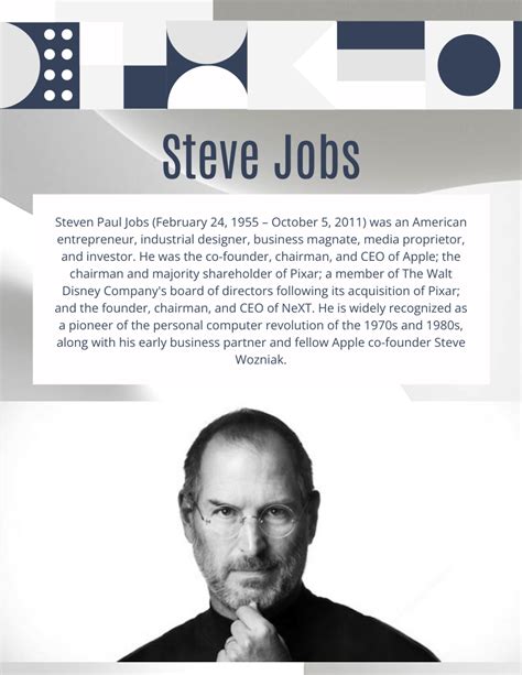 Steve jobs biography references