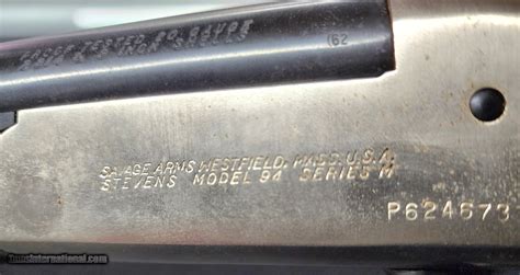 Stevens Model 94 Date Of Manufacture