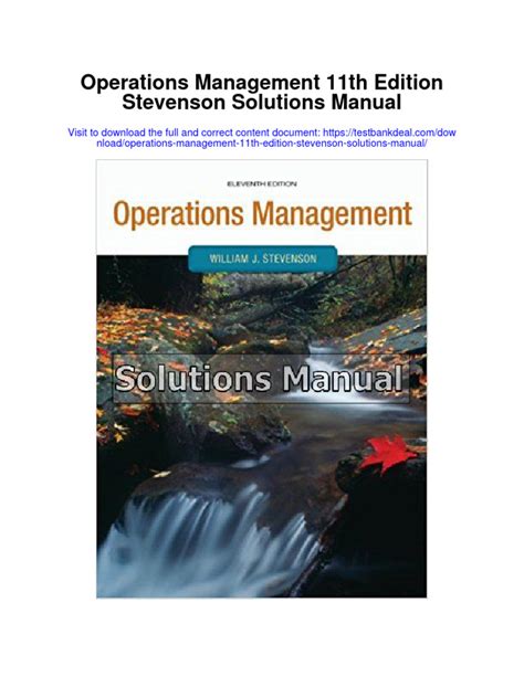 Stevenson operation management 11e solution manual. - Leitfaden zur identifizierung von psilocybin - pilzen.