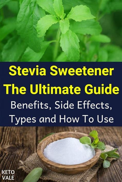 Stevia Benefits, Types and Potential Side …