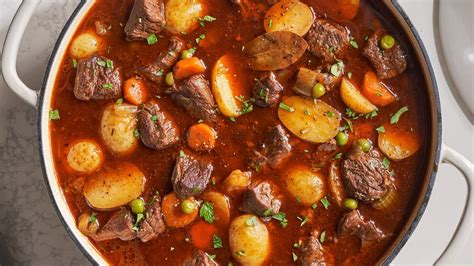 Stew meaning in cooking.  Ingredients can include any combination of vegetabl...