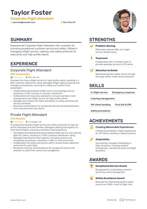 Steward Resume Sample CV Owl