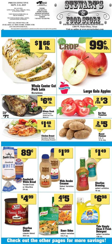 What You'll Find in Our Weekly Grocery Ads. When you browse our weekly grocery ads, you'll find amazing prices on quality products that we hand-pick each week to help you stretch your grocery dollars even further than with our already low prices. Check out our weekly ads to find deals on fun seasonal items, freshly baked breads and pastries ...