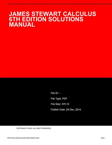 Stewart 6th edition solutions manual college. - Global positioning system signals measurements and performance revised second edition.