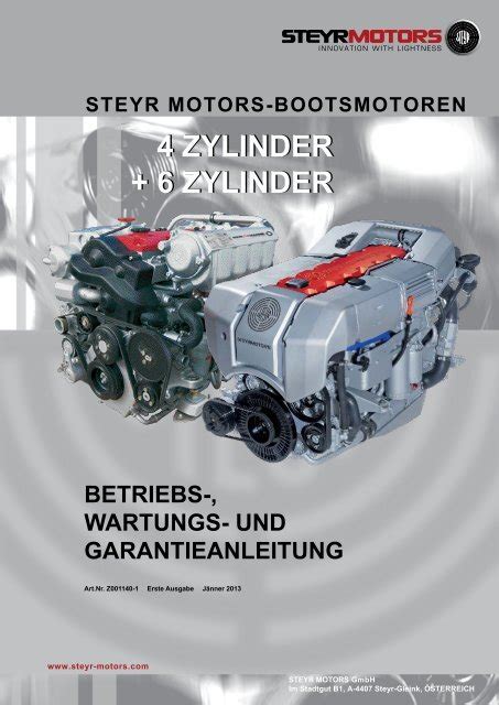 Steyr motors schiffsmotoren 4 6 zylinder werkstatthandbuch. - Pdf service manual caterpillar 305c cr.