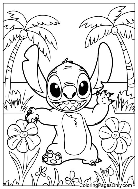 Stich Coloring Shee