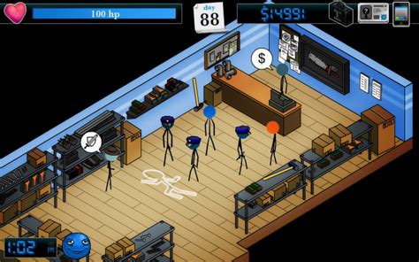 Stick RPG unblocked game is like a real-life game in which you can explore the area, find a job, earn money, gamble, fight, and so on..