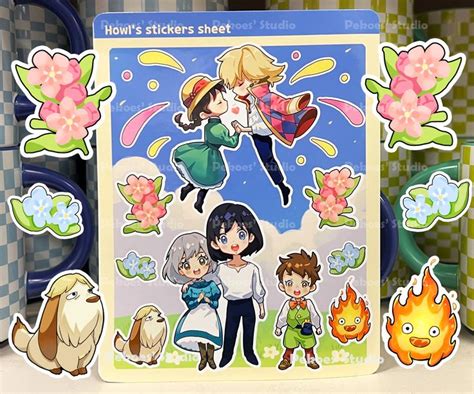 Sticker sheet Howl Shipping - Howl