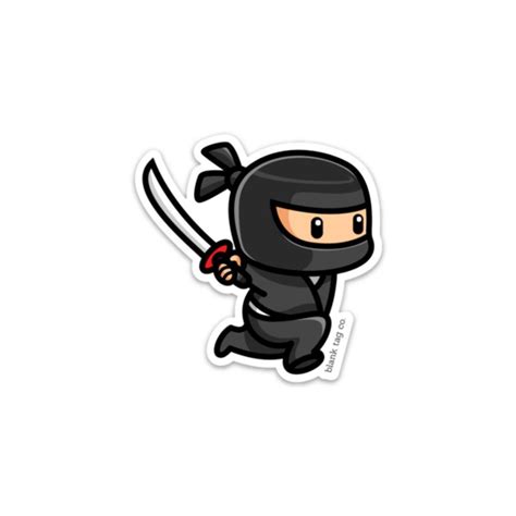 Stickerninja - Check out our fat ninja stickers selection for the very best in unique or custom, handmade pieces from our stickers shops.