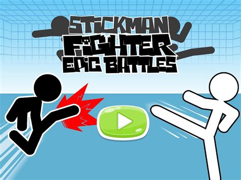 Stickman Fighter: Epic Battles is a game of skill and speed in which you will need to catches, kicks and punches other stickmen. About this game. Do you like fighting games and stickman games? This fighting game is made for you! Enter the arena and play as an heroic Stickman. Fight against opponents with your arms, legs and battle sticks.You ...