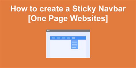 Sticky scrolling effect.  How to make a navbar stick to the window on scroll.  The Easiest...