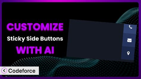 Sticky side buttons.  maevelander / sticky-side-buttons Public Notifications You...