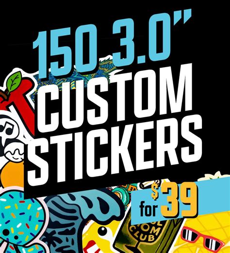 Stickybrand - 500 PCS Cool Skateboard Stickers,Brand Stickers for Teens Adults ,Waterproof Vinyl Stickers for Water Bottle Laptop Luggage Guitar Noteboard. (421) $11.99. 150 x Custom Roll Circle / Rectangle / Oval Labels & More! Your own design is printed 100+ Bulk custom stickers. High Resolution and Quality. 