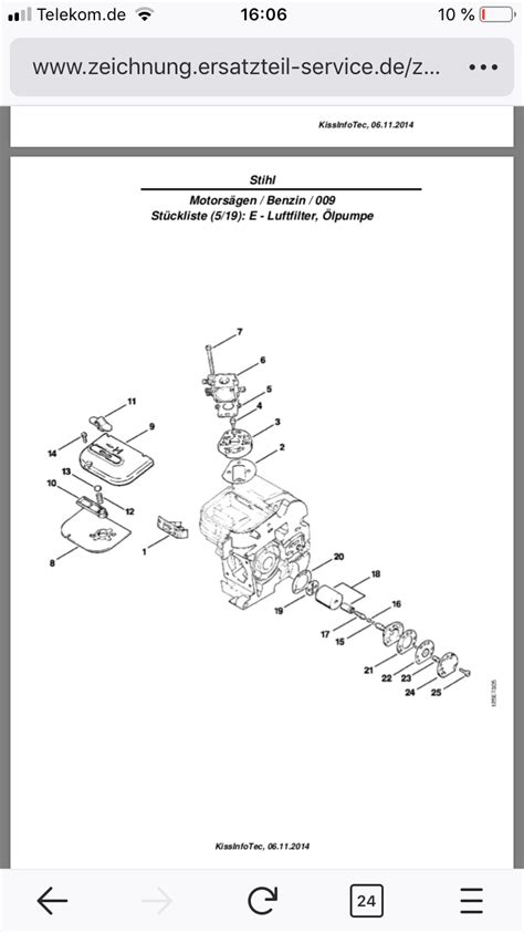 Stihl 012 av manuale delle parti. - Manual de servicio del tractor foton.