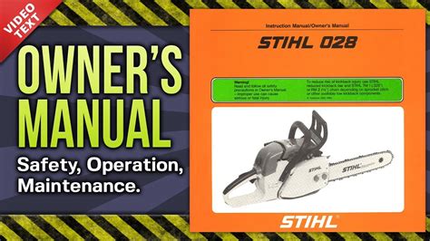 Stihl 028 power tool service manual download. - Fiat allis fd 14 manuale di servizio.