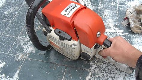 Lee from http://www.lilredbarn.net provides a detailed How To Replace A Pull Rope on a Stihl 028 Chainsaw video starting with removing the side cover, removi.... 
