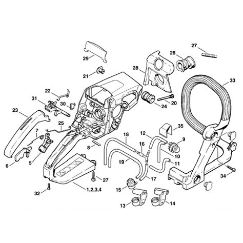 Stihl MS 250 Chainsaw (MS250 CBE) Parts Diagram, Tools - DIY …