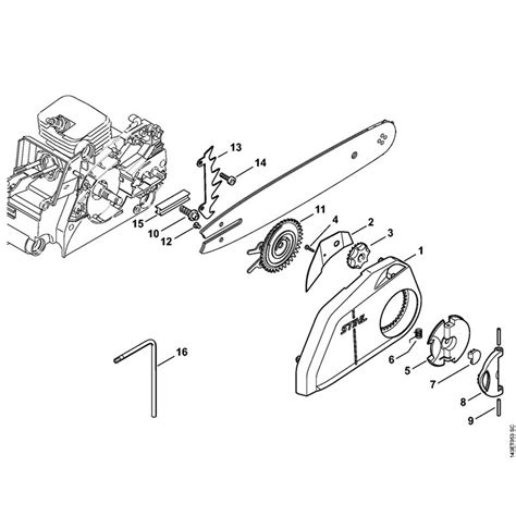 Stihl Parts diagrams - 10X Chainsaw Guide Bar Nuts Fit STIHL 017 …