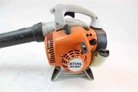 Stihl bg56c gas mix. The Stihl BG 56 C parts diagram is a visual representation of all the major components and parts that make up this blower. It provides a detailed breakdown of each part, including nuts, bolts, screws, and other hardware required for assembly. The diagram helps users identify specific parts, allowing for easy replacement or repair when needed. 