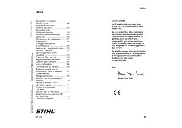 Stihl bt 121 technical service manual. - Isuzu amigo 1999 2000 servizio officina riparazione manuale download.