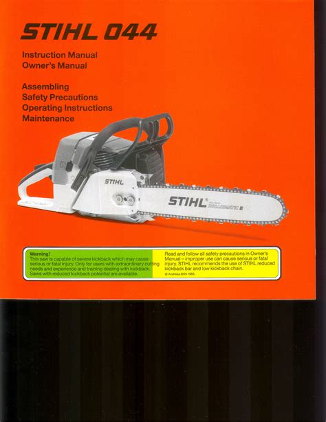 Stihl chainsaw repair manual 044 asembly manual. - Manuali per rimorchi a tre assi.